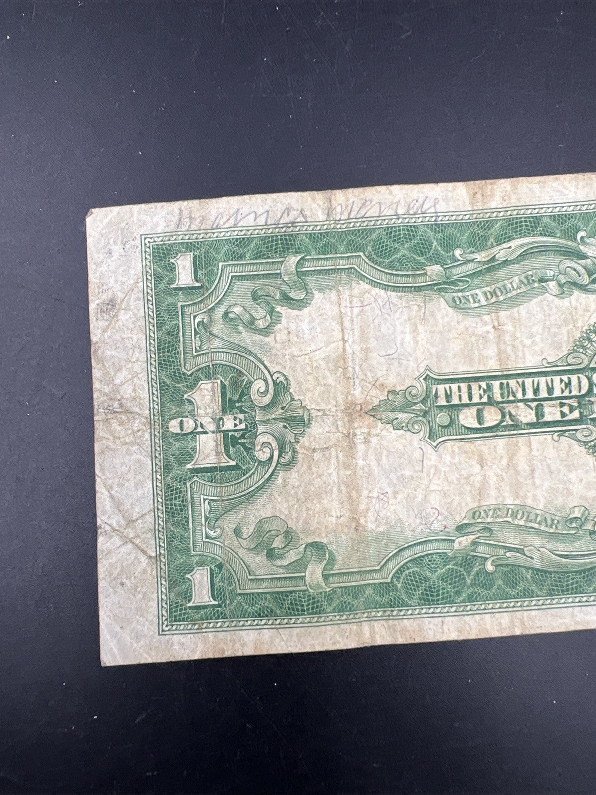 1923 $1 One Dollar Silver Certificate Horse Blanket Blue Seal Choice VG / Fine V