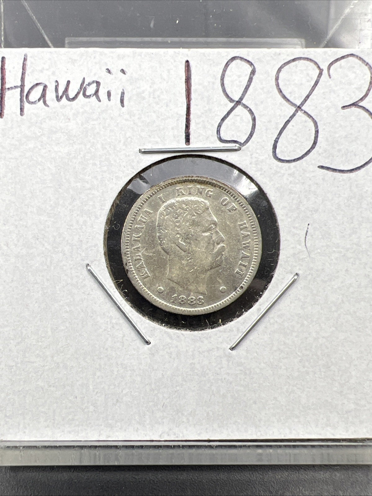 1883 Hawaii 10c Silver Dime Coin Territorial Issue XF Details Cleaned