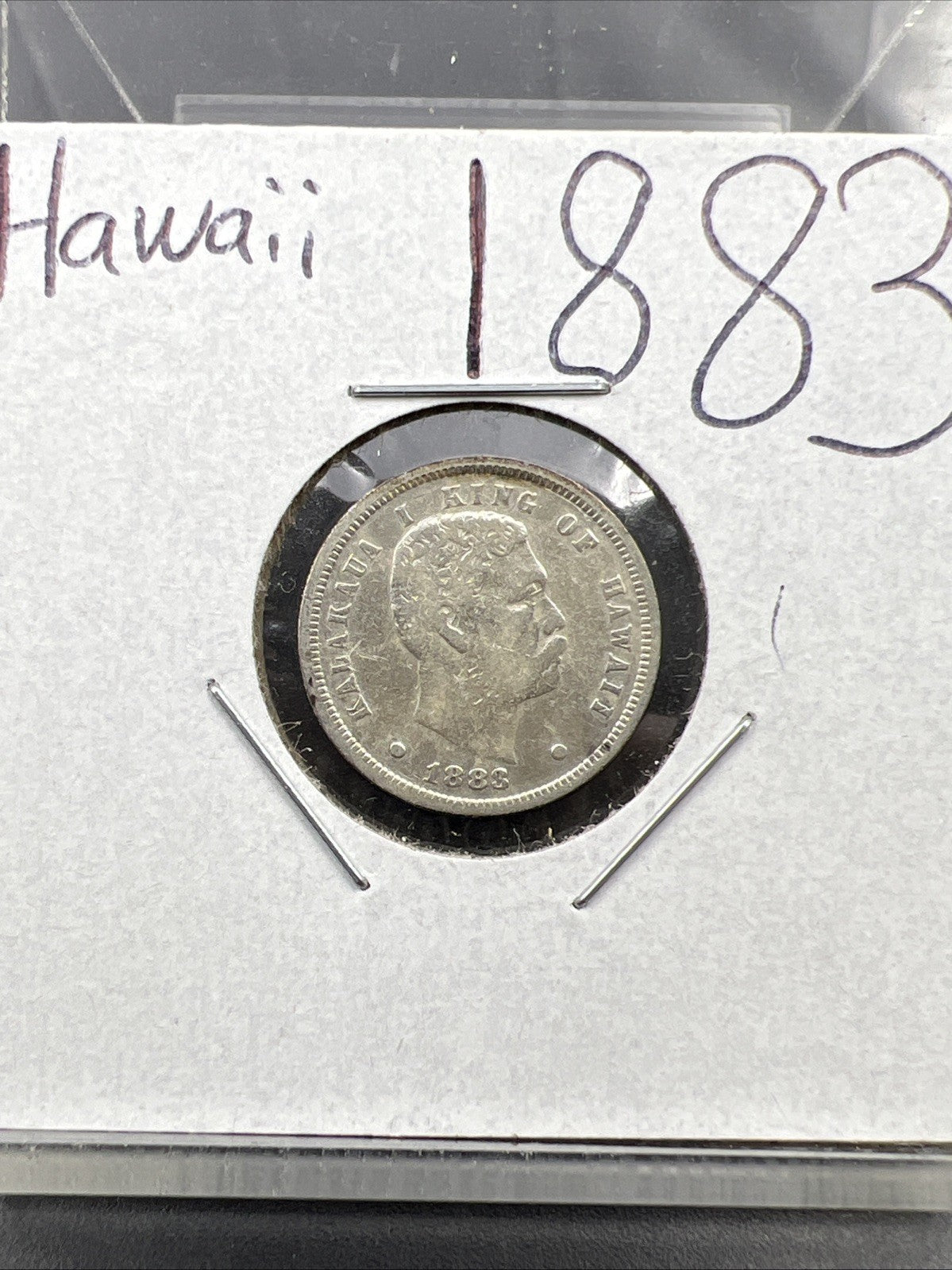 1883 Hawaii 10c Silver Dime Coin Territorial Issue XF Details Cleaned