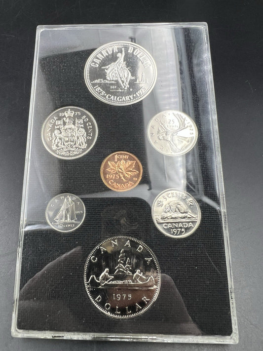 1975 Canada Double Dollar Proof Set Gem Uncirculated Coins no Box or COA