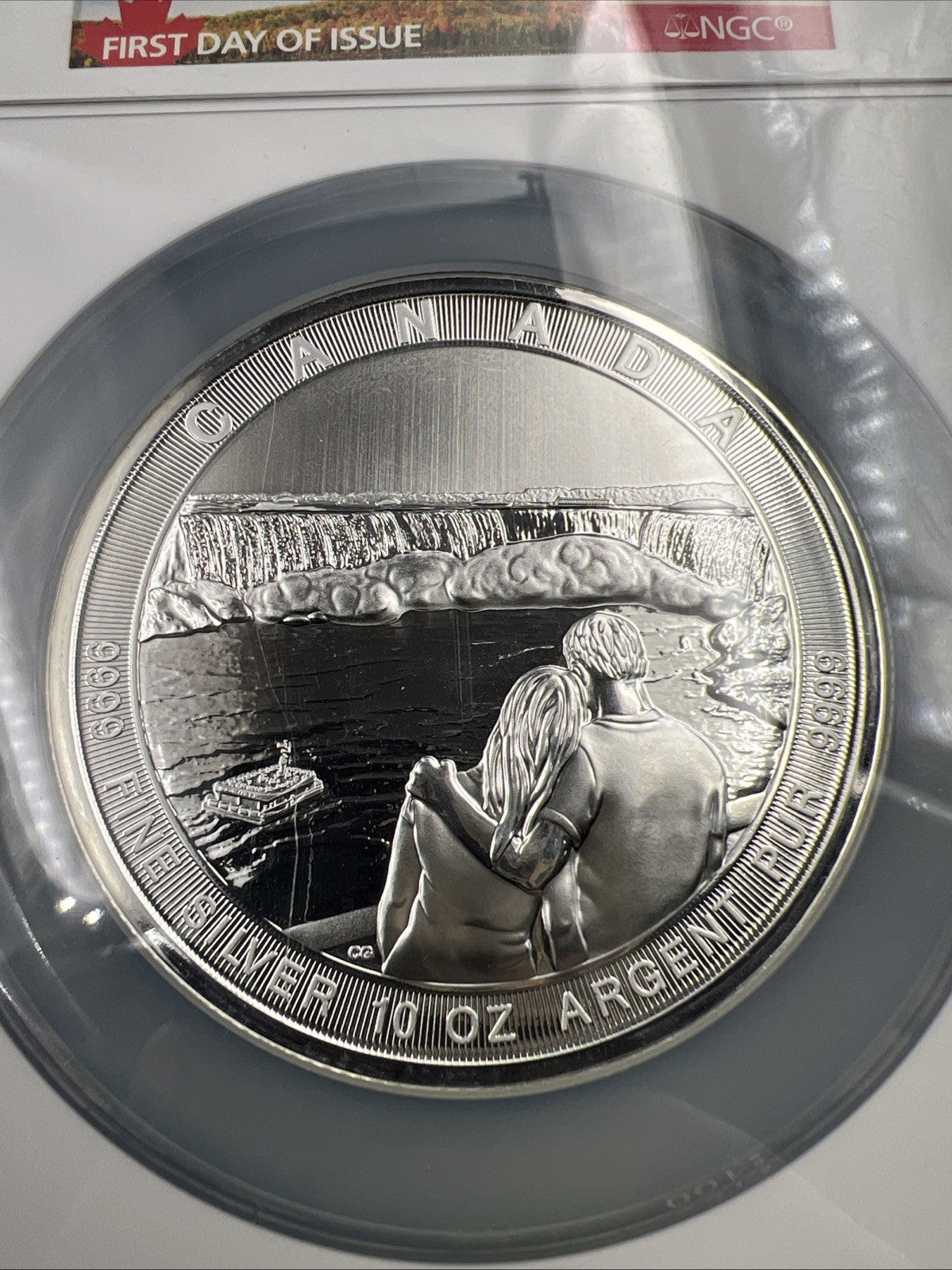 2017 Canada S$50 10 Oz Silver Niagara Falls Commemorative NGC MS69 FDOI #002