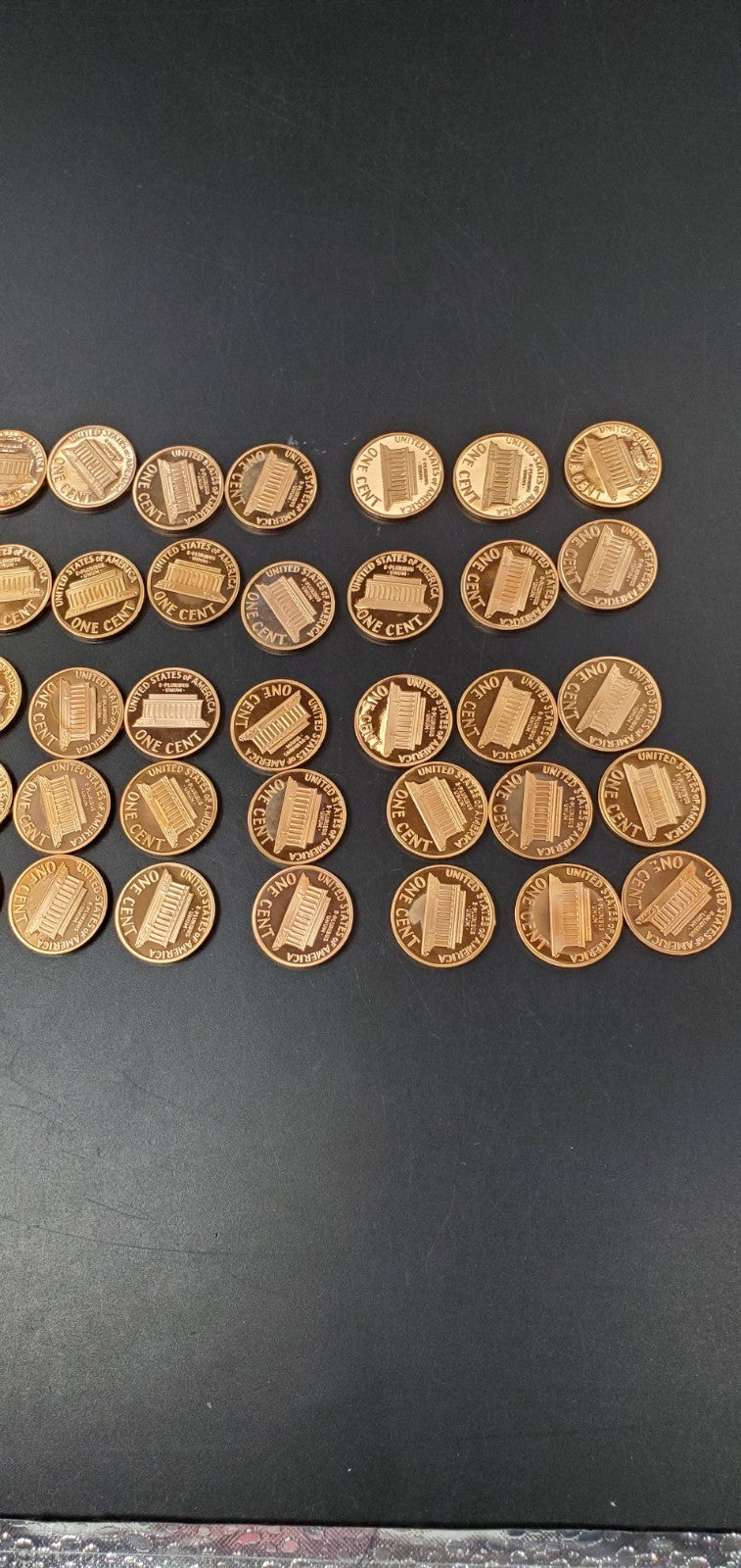 1997 S PROOF Lincoln Cent Roll BU Uncirculated In Plastic Tube