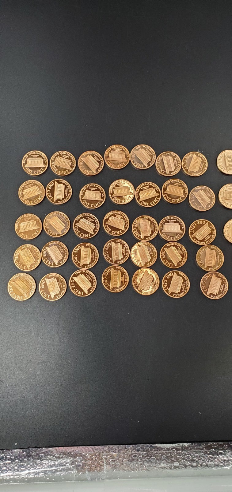 1997 S PROOF Lincoln Cent Roll BU Uncirculated In Plastic Tube