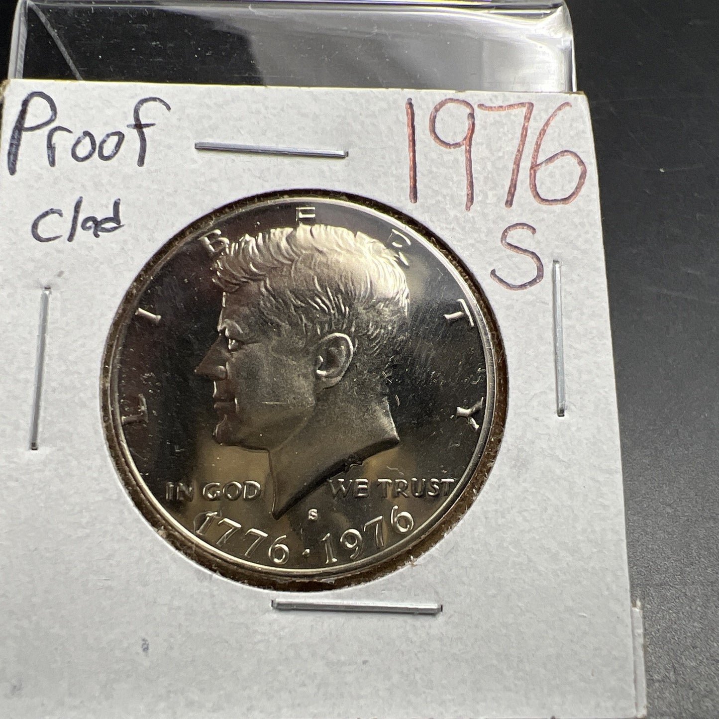 1976 S 50c Kennedy Clad Copper Nickel Half Dollar Coin Choice Proof SKU#A