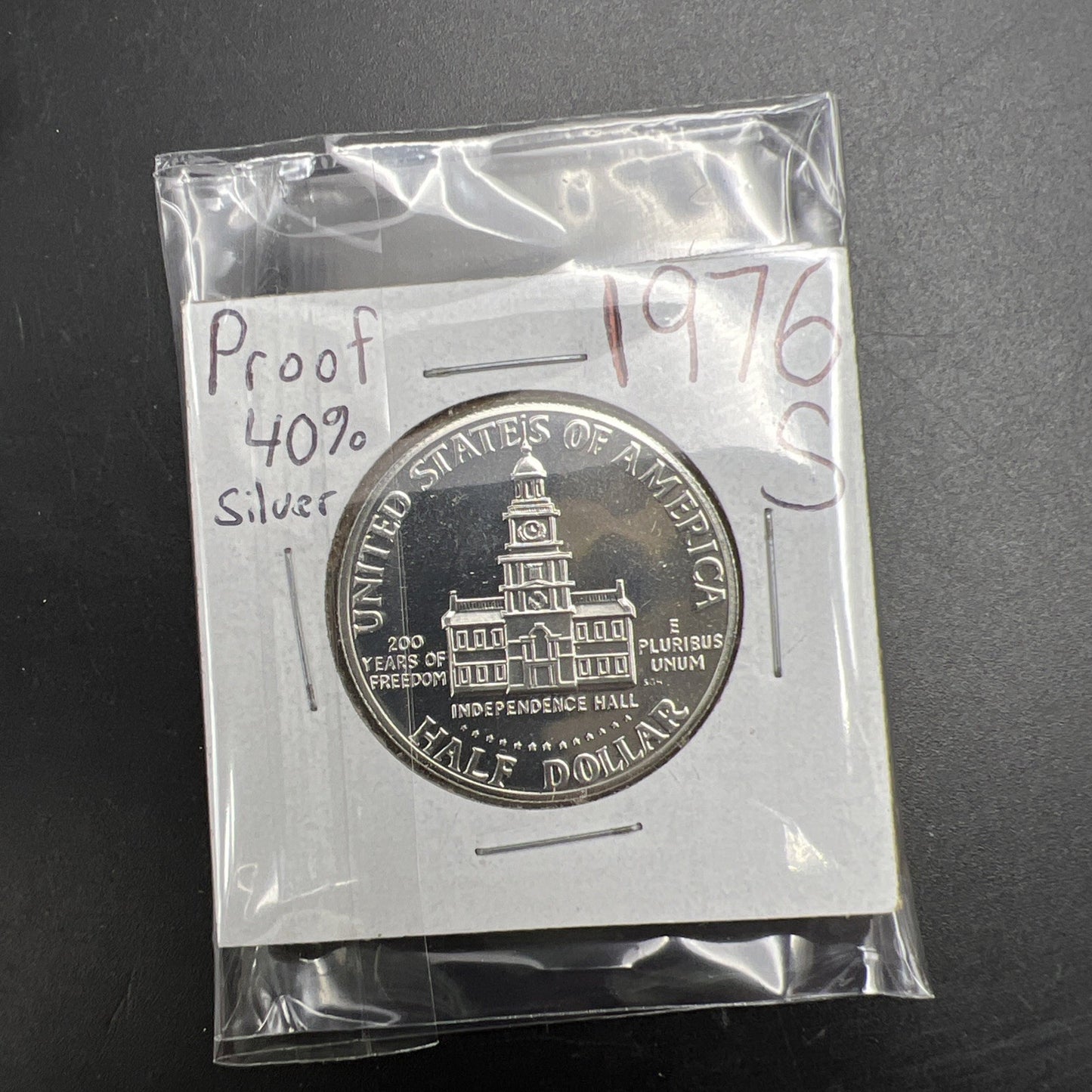 2 Coin Set Silver & Copper Nickel 1976 S 50c Kennedy Half Dollar Coins Gem Proof