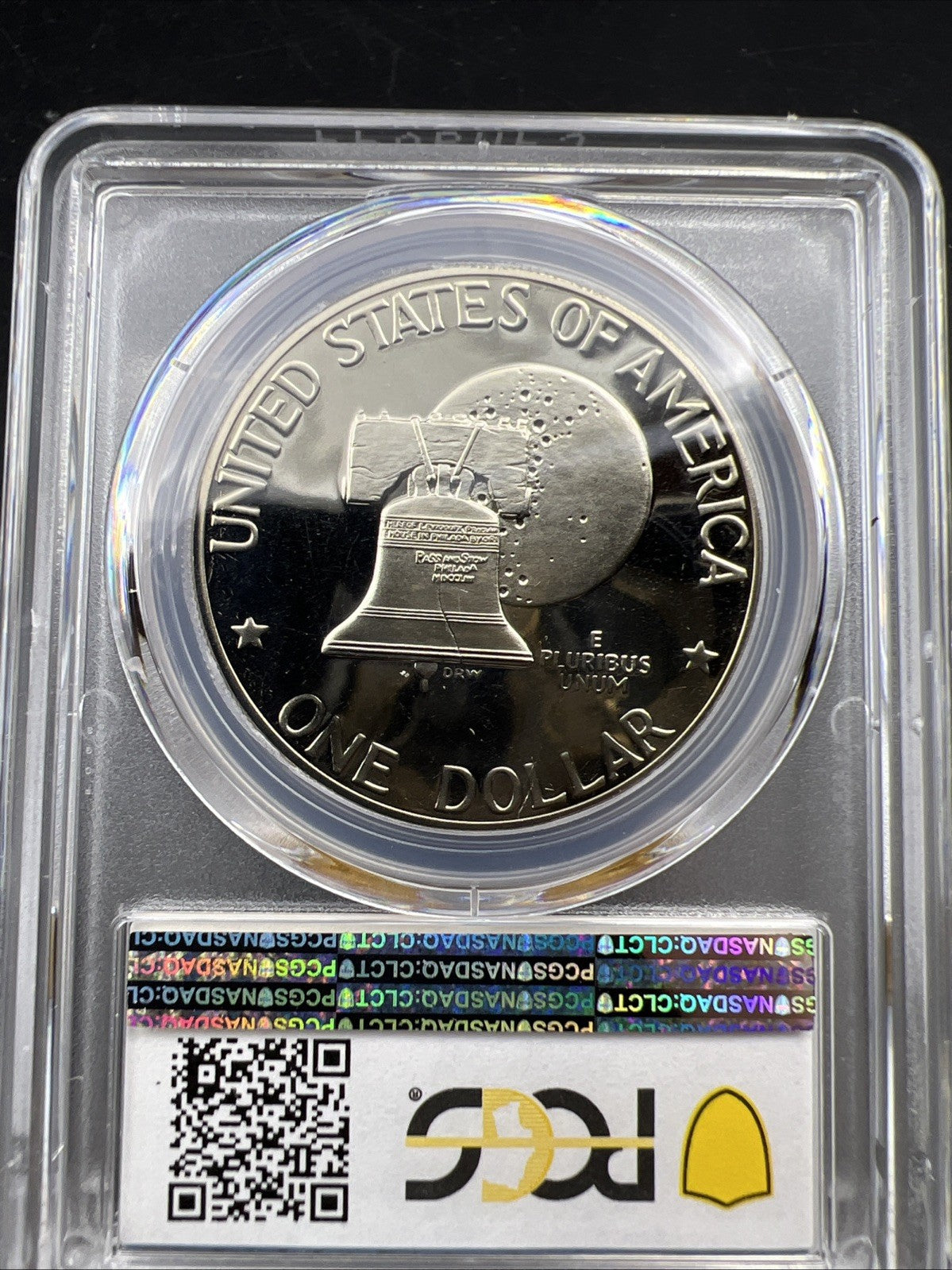 1976 S $1 Ike Eisenhower Proof Clad Dollar Coin PCGS PR69 DCAM Type 2 #240
