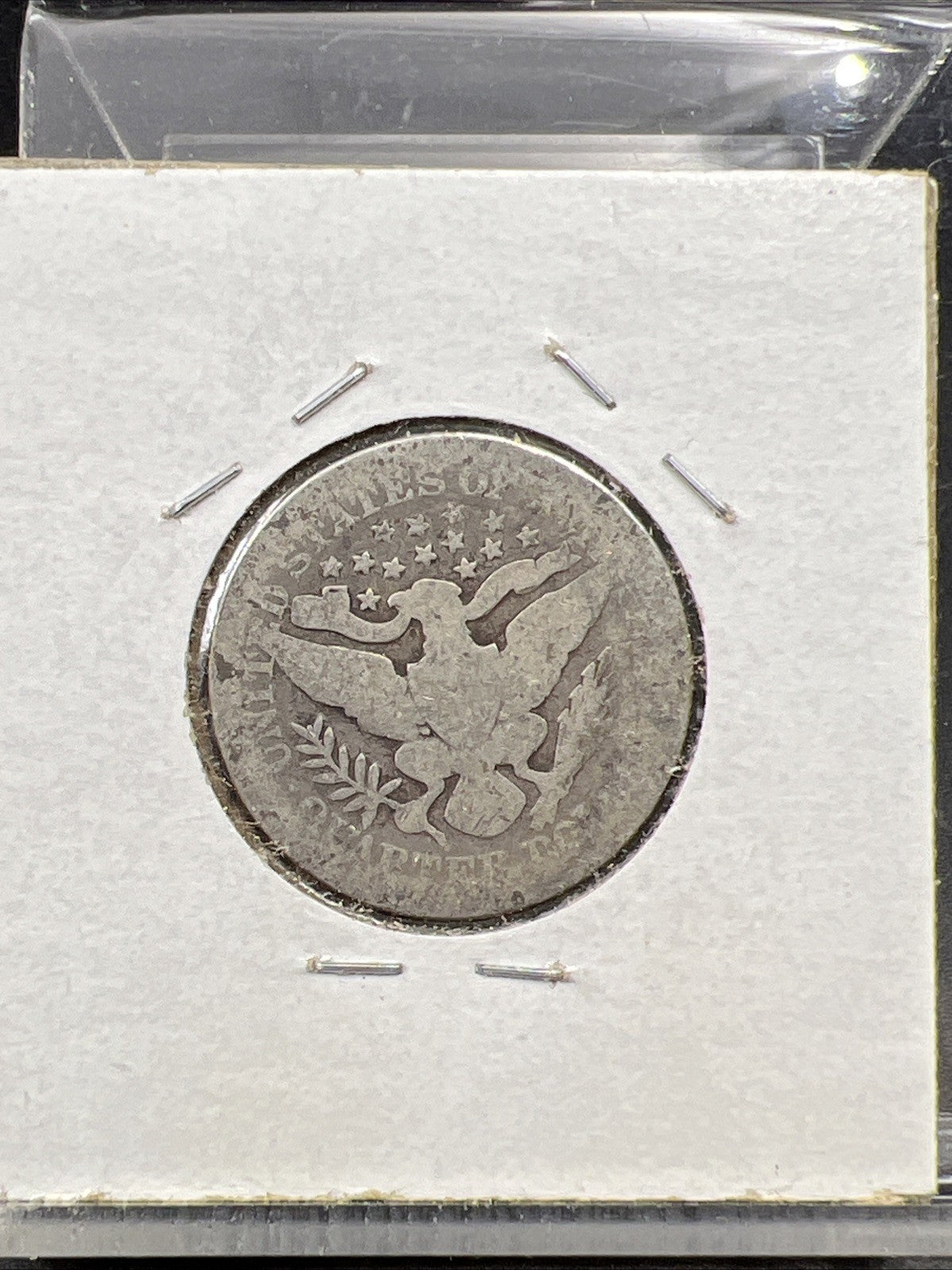 1892 25c Barber Silver Quarter Coin AG About Good Circ SKU#OG