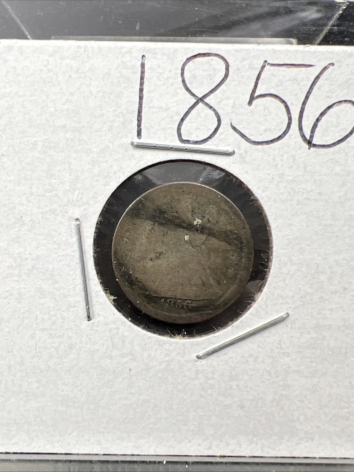 1856 10c Seated Liberty Dime Coin Very Circulated SKU#A