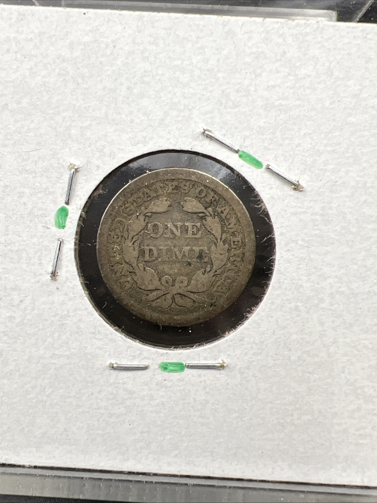 1856 10c Seated Liberty Dime Coin Very Circulated SKU#A