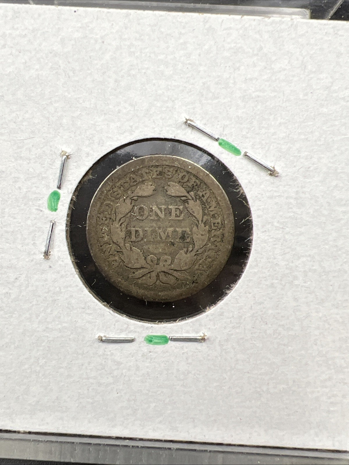 1856 10c Seated Liberty Dime Coin Very Circulated SKU#A