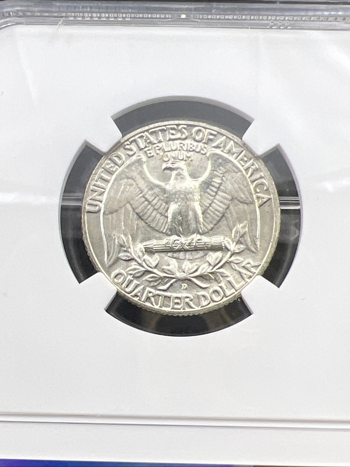 1964 D 25c Washington Silver Quarter Coin NGC MS64 Choice BU Certified