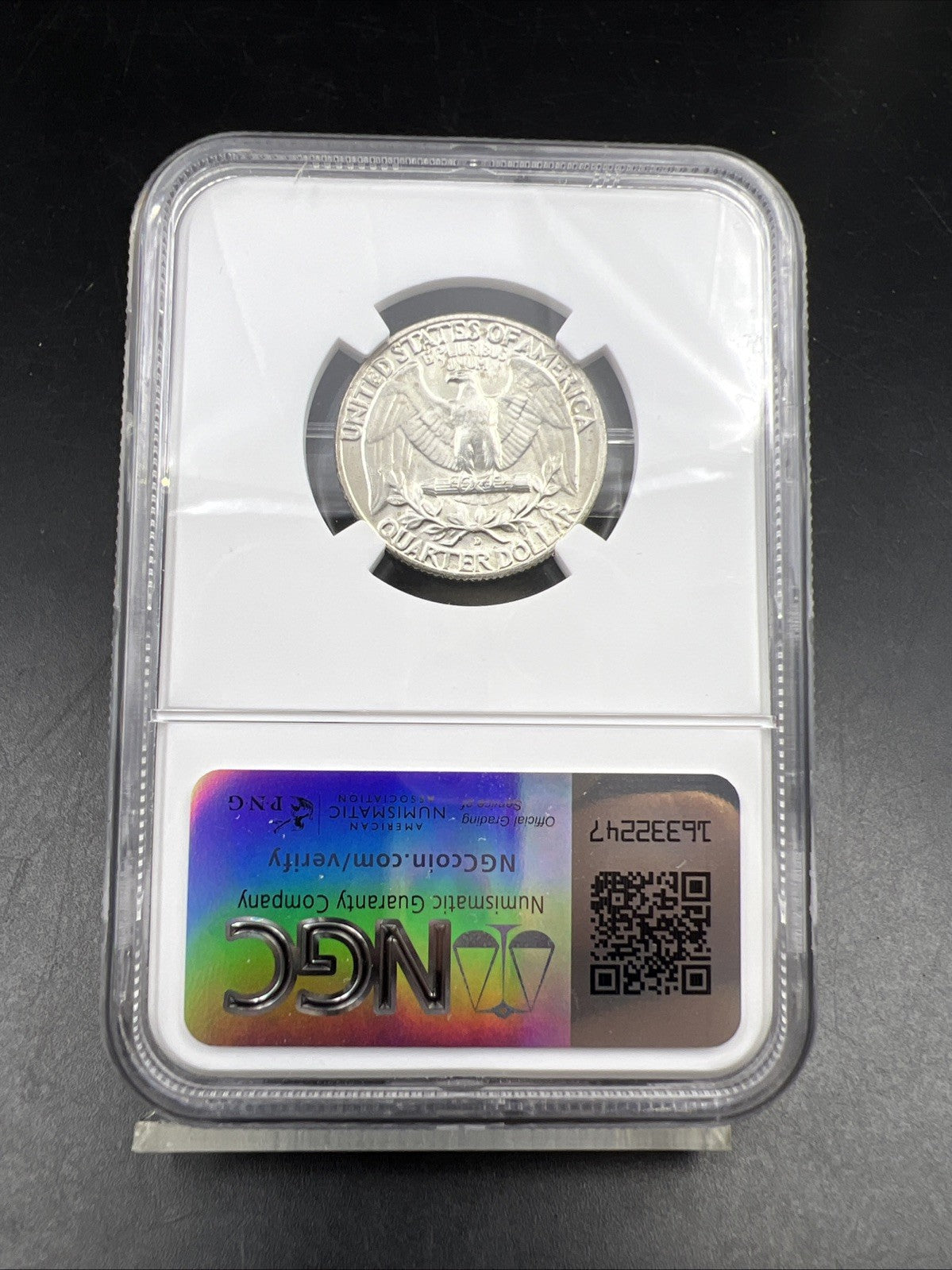 1964 D 25c Washington Silver Quarter Coin NGC MS64 Choice BU Certified