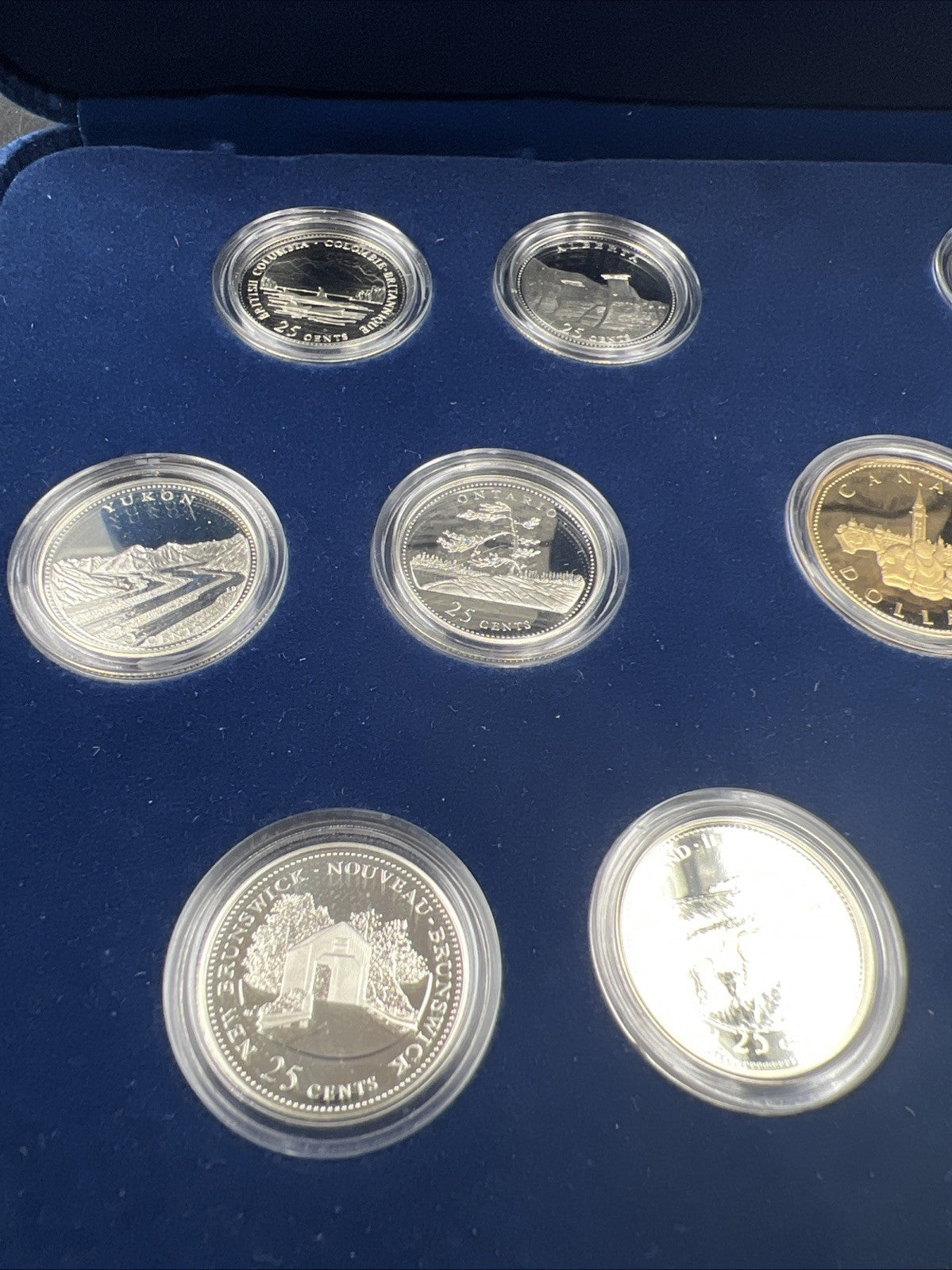 Canada Proof 1992 125th Confederation Anniversary Silver Quarters Dollar Set #2C
