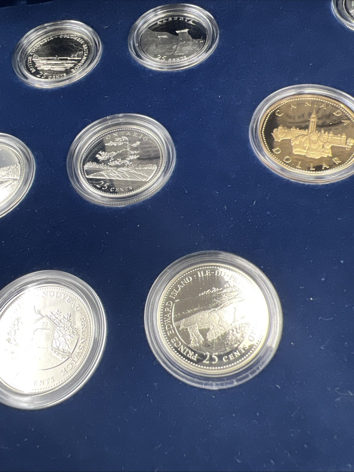 Canada Proof 1992 125th Confederation Anniversary Silver Quarters Dollar Set #2C