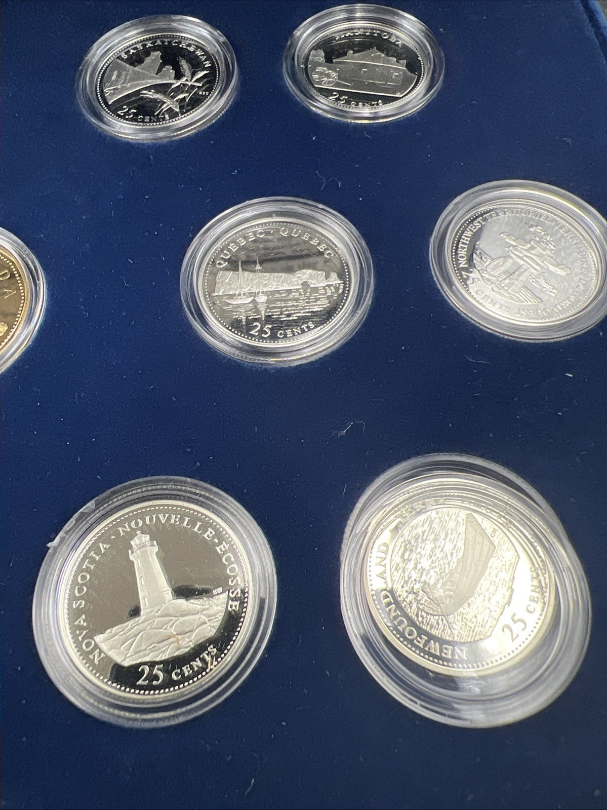 Canada Proof 1992 125th Confederation Anniversary Silver Quarters Dollar Set #2C