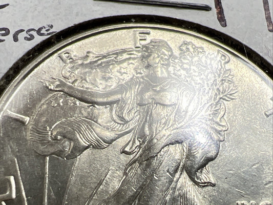 1942 P Walking Liberty Silver Half Dollar DDO 002 Double Die Obverse UNC Details
