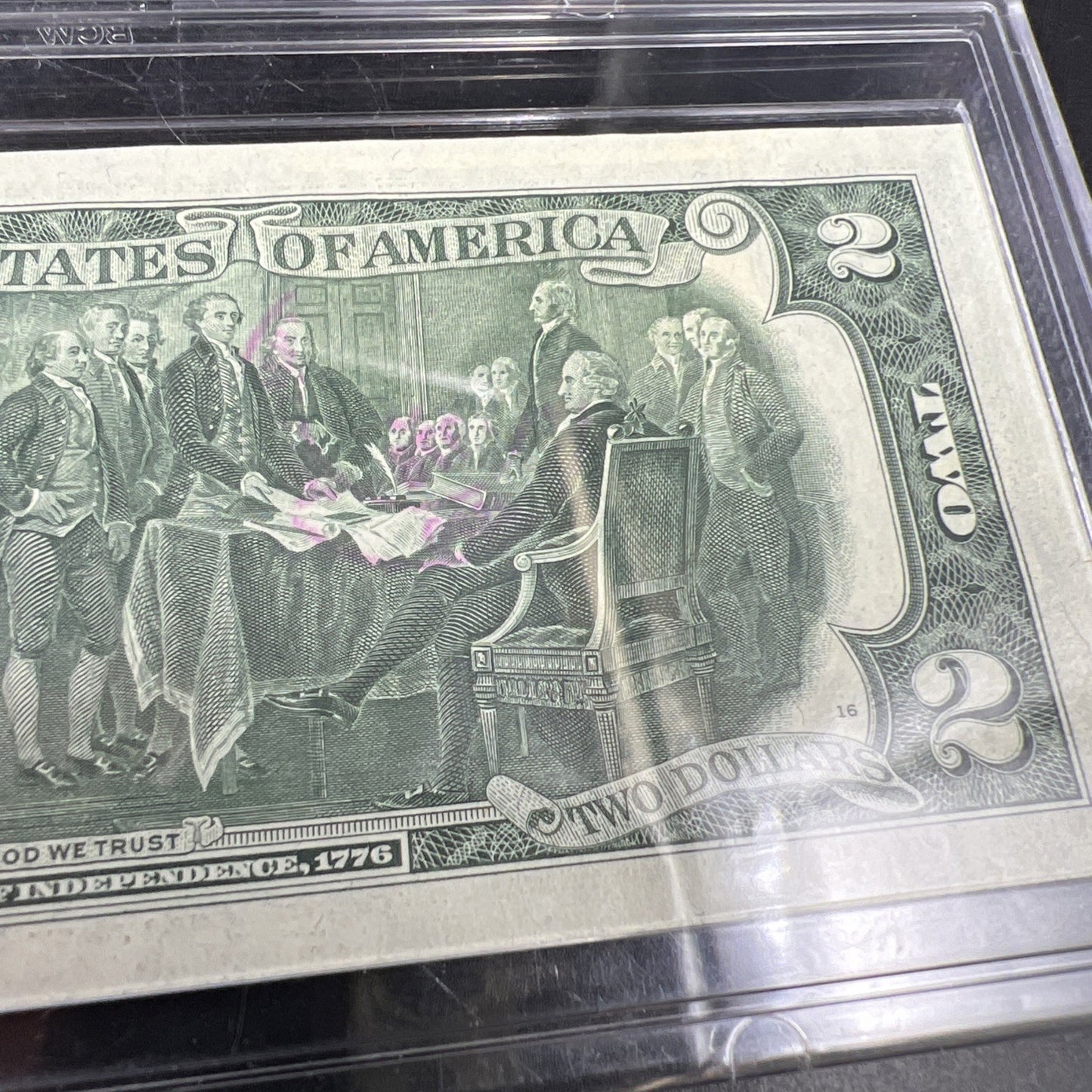1976 $2 Bicentennial Postal FRN Federal Reserve Note New York CU UNC #829