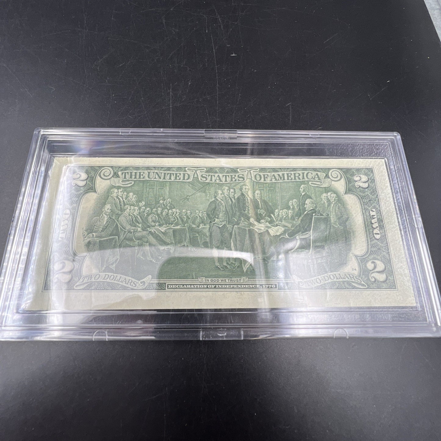 1976 $2 Bicentennial Postal FRN Federal Reserve Note High Falls NY CU UNC #605
