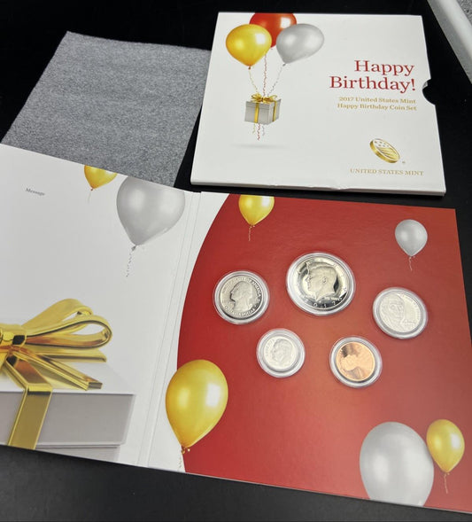 2017 S 5 Coin Happy Birthday US Mint Proof Set