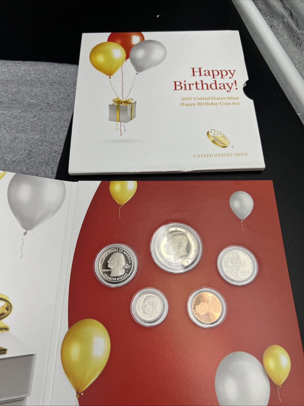 2017 S 5 Coin Happy Birthday US Mint Proof Set