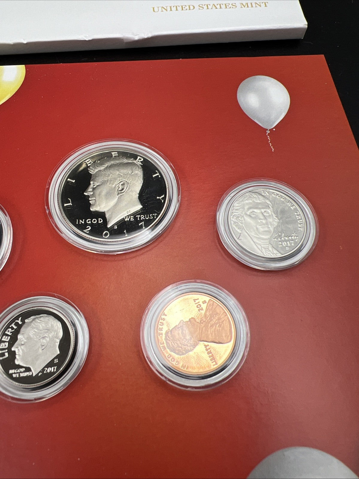 2017 S 5 Coin Happy Birthday US Mint Proof Set