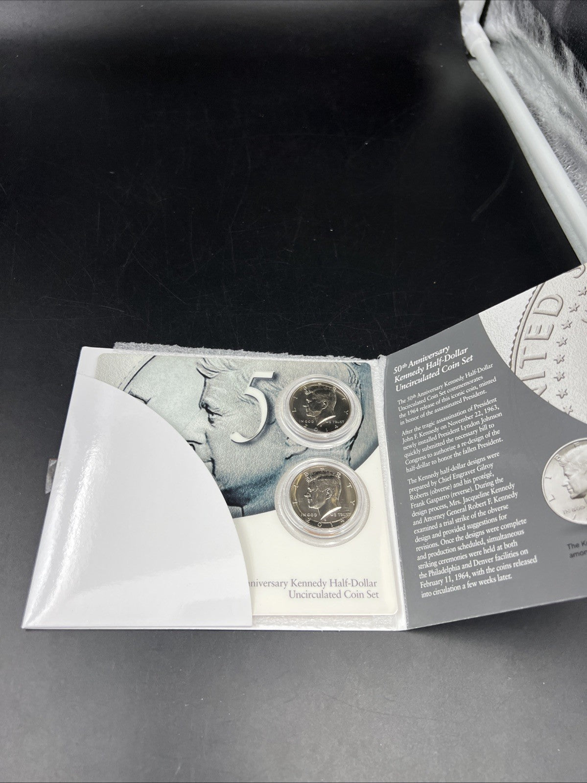 US 2014 50th Anniversary Kennedy Half-Dollar Set P D Coins