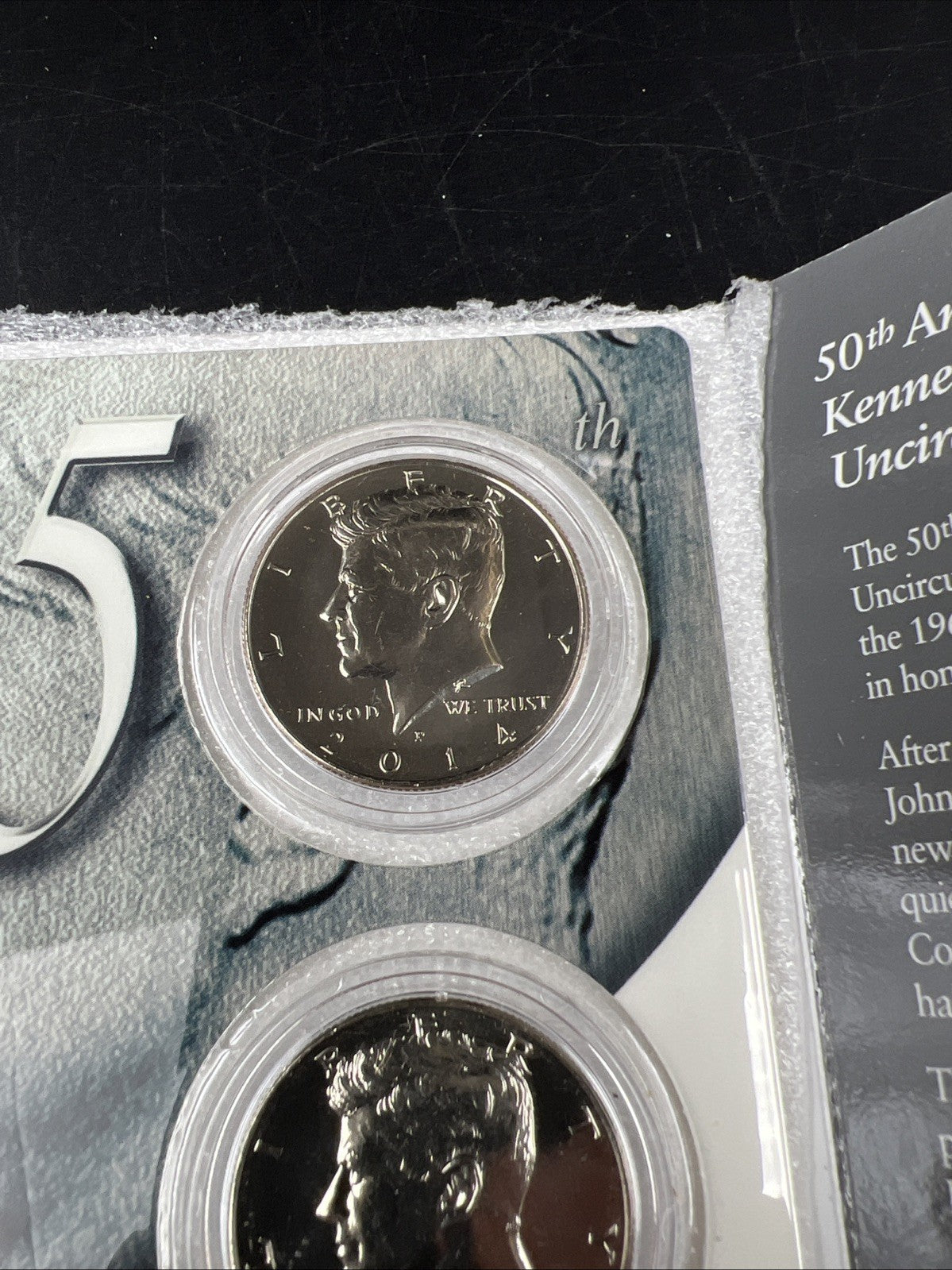 US 2014 50th Anniversary Kennedy Half-Dollar Set P D Coins