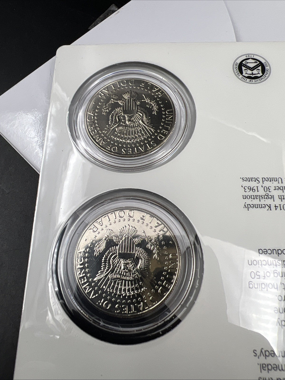US 2014 50th Anniversary Kennedy Half-Dollar Set P D Coins