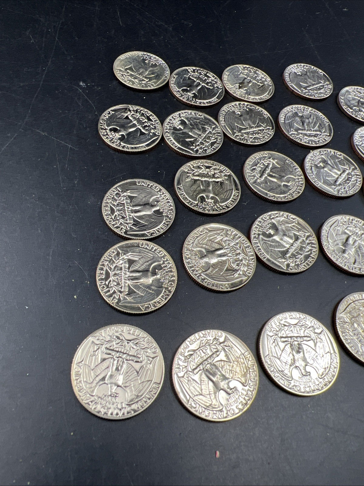 40 Coin Roll 1971 S 25c Gem Proof Cameo Washington Quarter Coins Copper Nickel