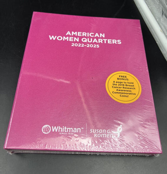 Susan G. Komen® American Women Quarters Album 2022-2025 New Sealed