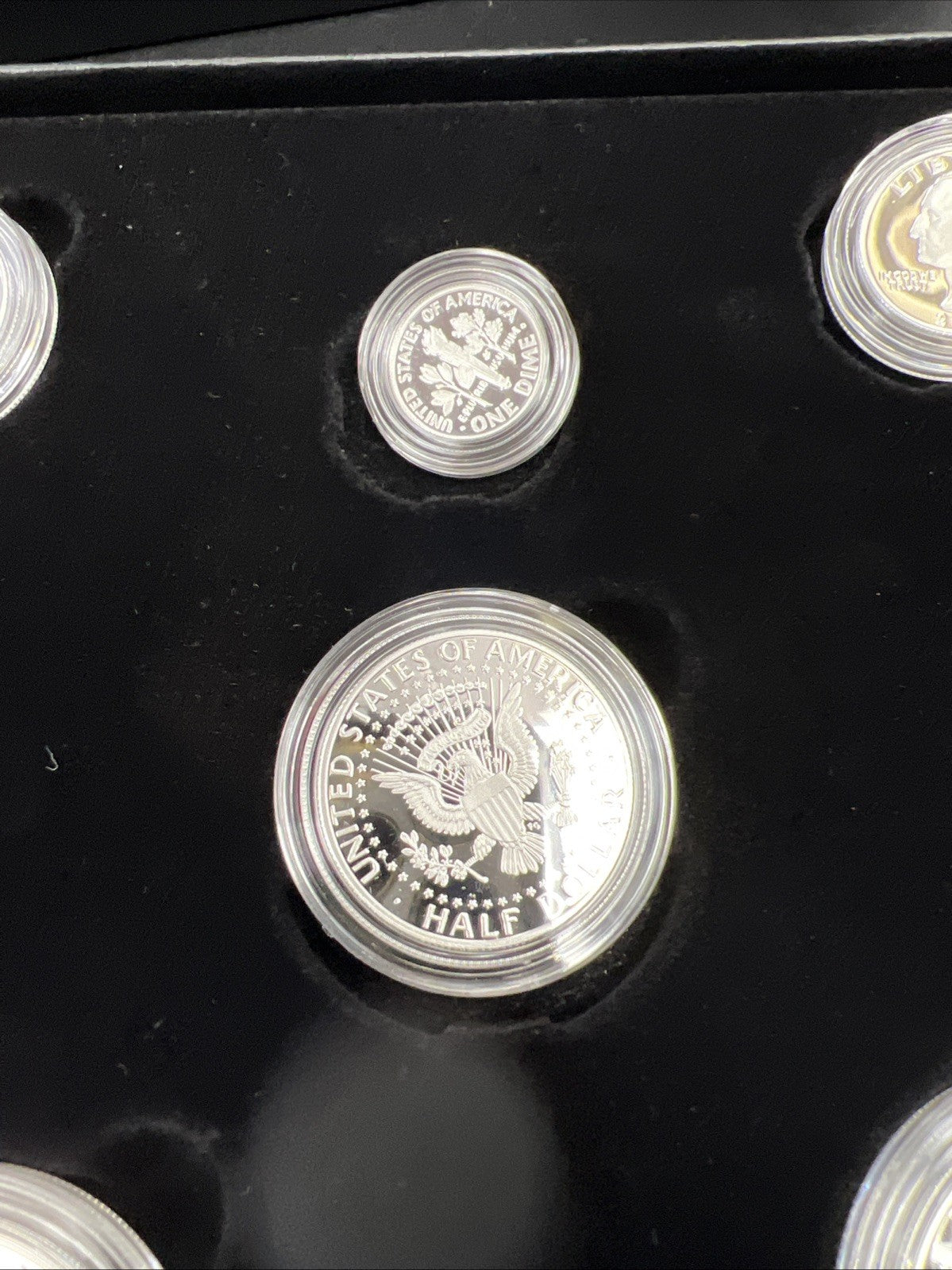 2021 6 Coin Limited Edition Silver Proof Set w/ Type 1 & 2 ASE Silver Eagles #C
