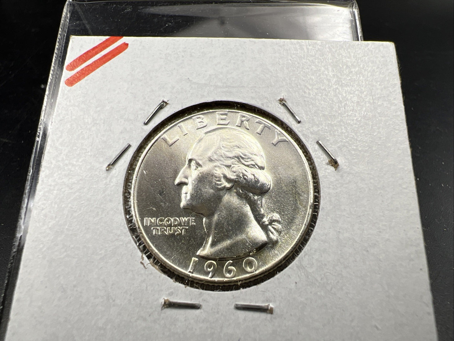 1963 P 25C Washington Quarter Silver Coin Choice BU Uncirculated Type B Rev SK#4