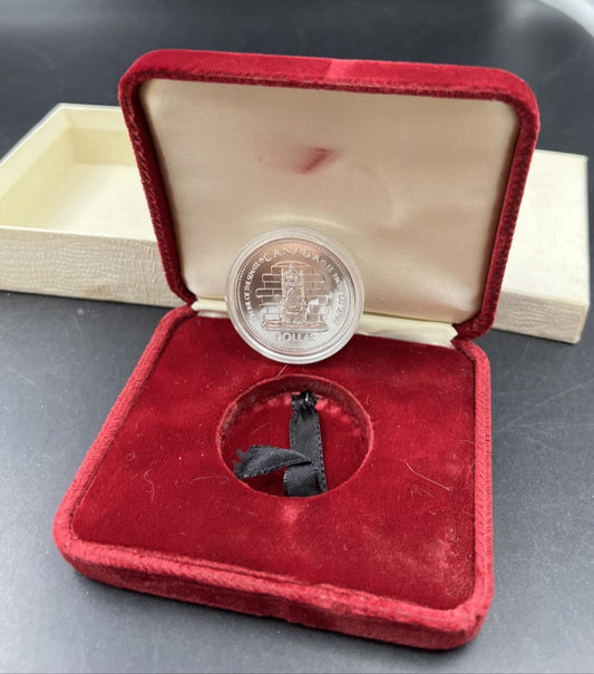 1977 Canada Silver Jubilee Queen Elizibeth Gem Specimen Uncirculated Coin w/ Box