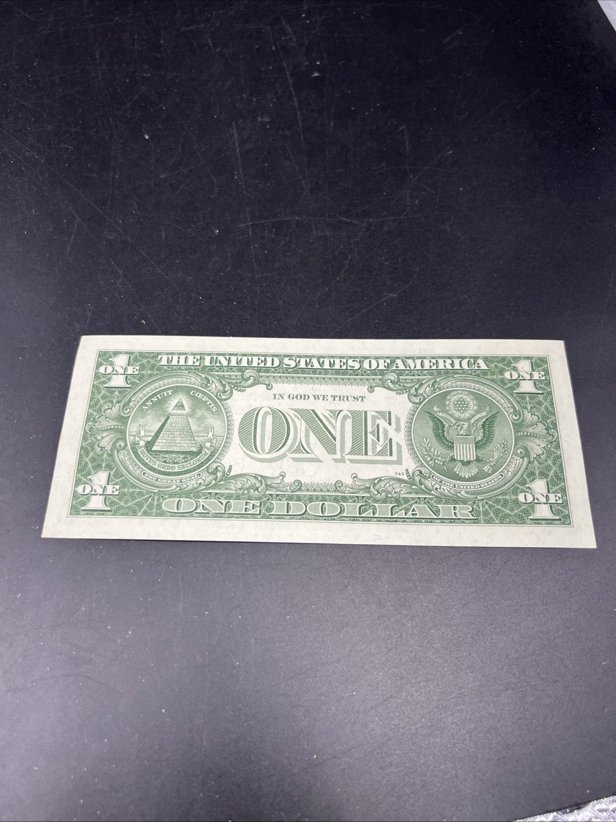 1957 A $1 One Dollar Silver Certificate Blue Seal Choice Uncirculated #910