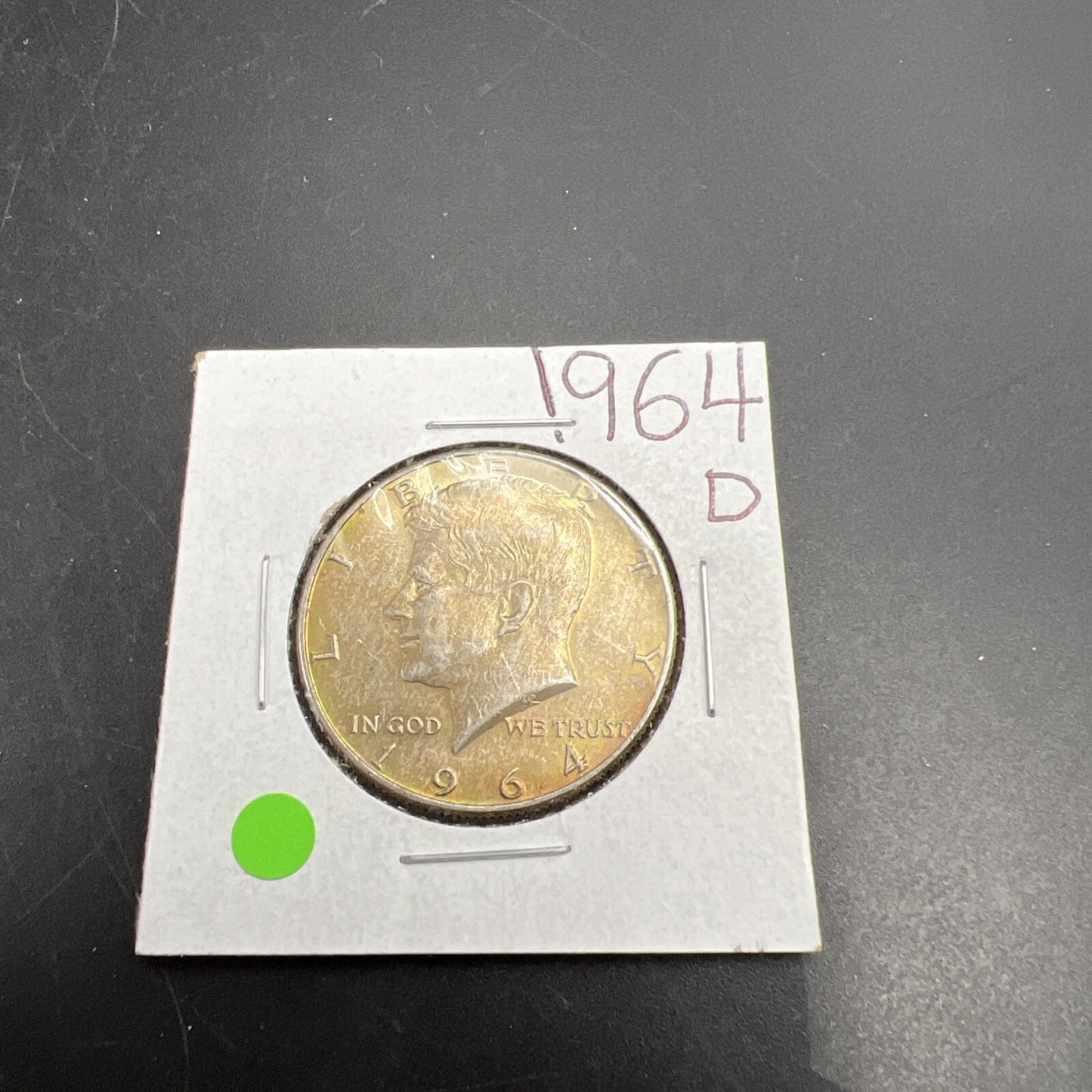 1964 D Kennedy Half Dollar Coin Choice BU UNC Neat Toning Toner SKU#627