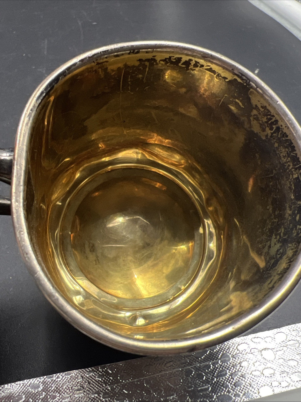 Douglas Moore Hurt From Officers Of Patrol Squadron Four Antique Sterling Cup