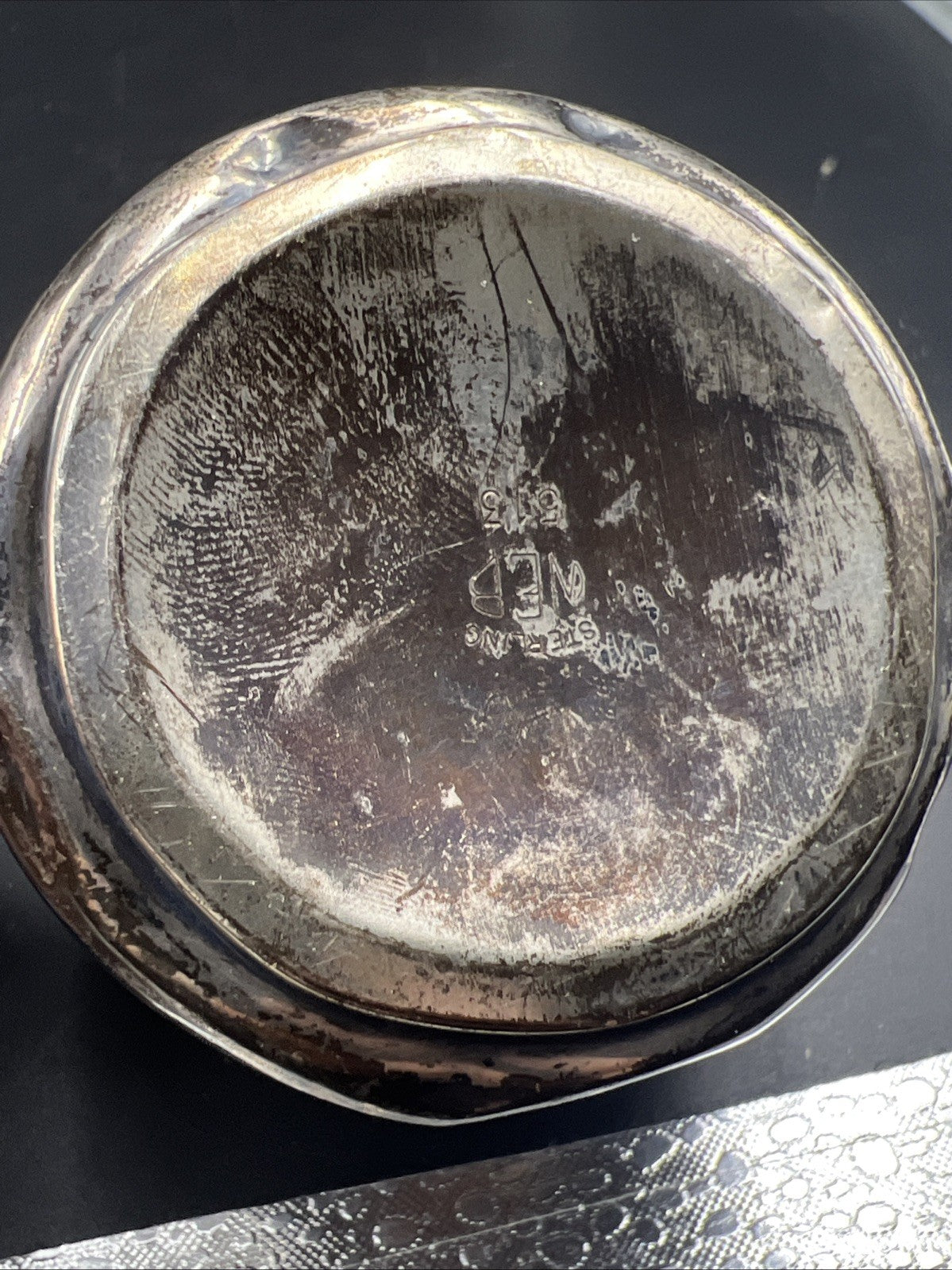 Douglas Moore Hurt From Officers Of Patrol Squadron Four Antique Sterling Cup