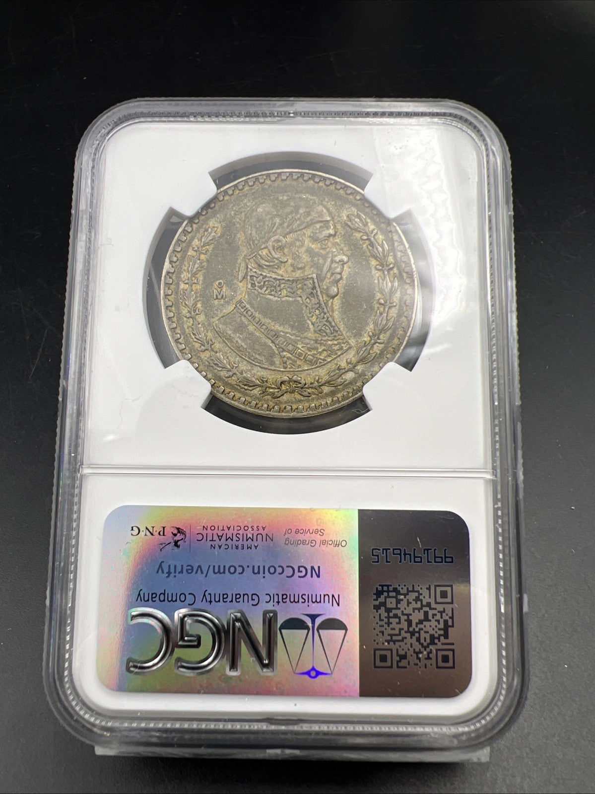 1957 Mexico 10% Silver Peso Coin Jose Morelos NGC Genuine Certified