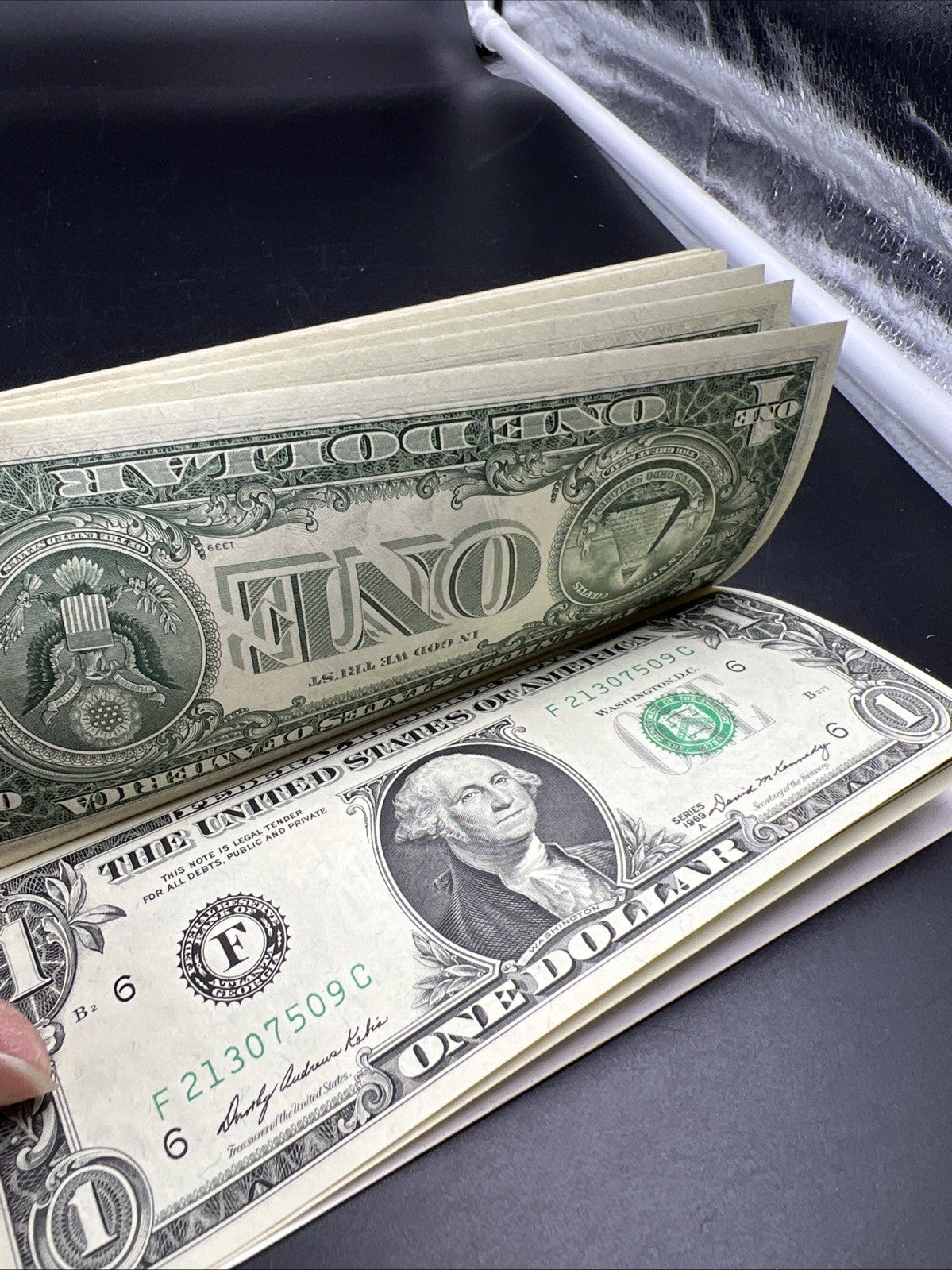 10 Consecutive 1969 B FRN Federal Reserve Note Currency Bills UNC Details SKU#B