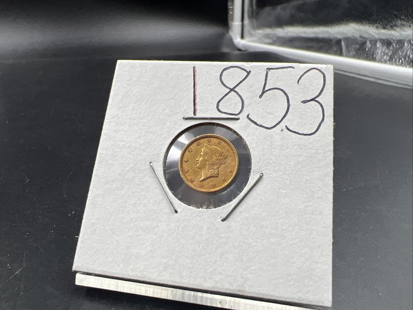 1853 Liberty Head Type I Gold Dollar $1 Choice XF EF Extra Fine Circulated