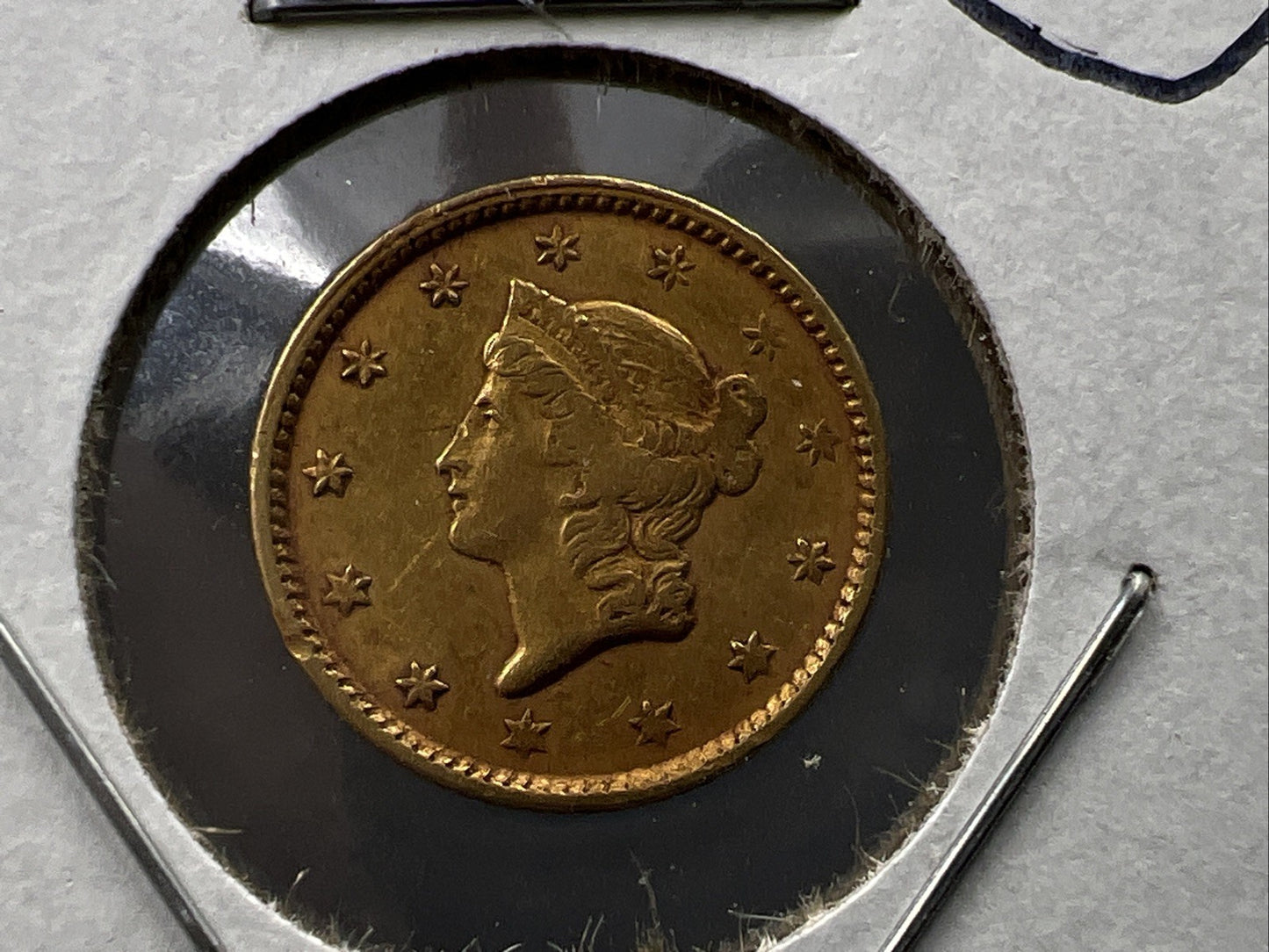 1853 Liberty Head Type I Gold Dollar $1 Choice XF EF Extra Fine Circulated