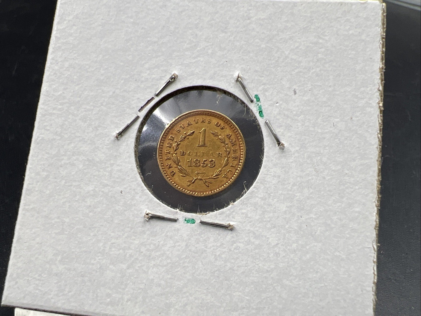 1853 Liberty Head Type I Gold Dollar $1 Choice XF EF Extra Fine Circulated