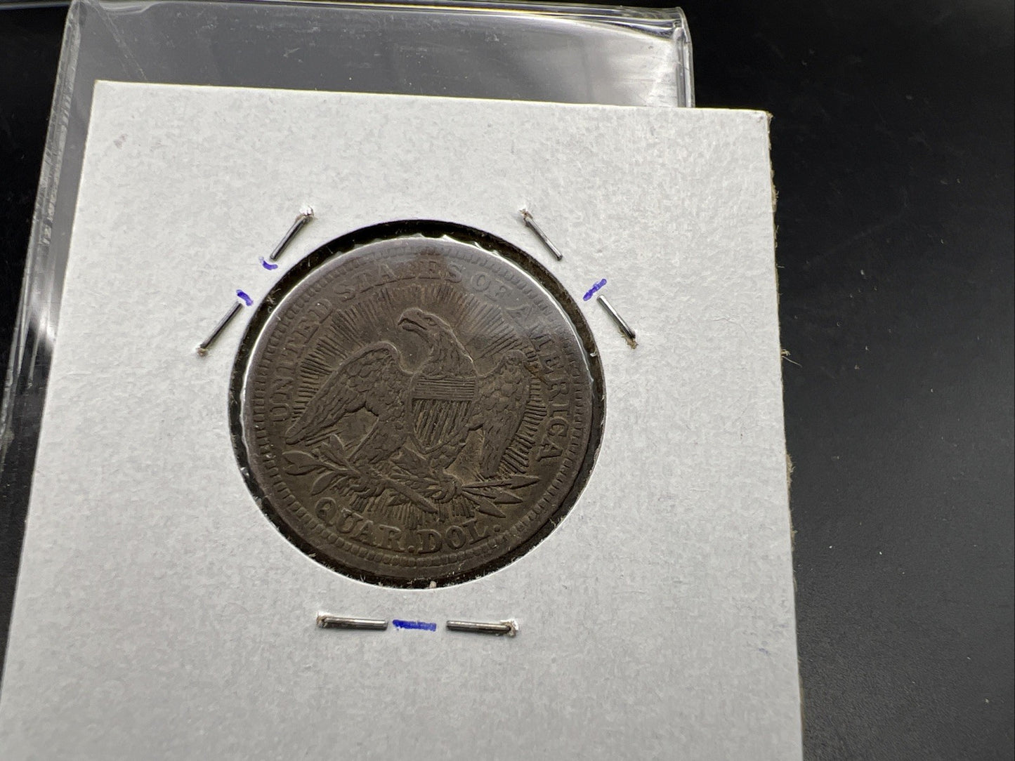 1853 With Arrow & Rays Liberty Seated Silver Quarter VF Very Fine Circulated