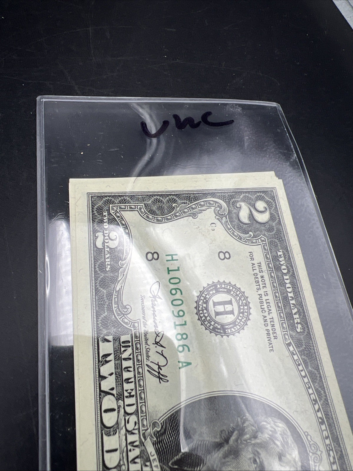 10 Consecutive 1976 $2 FRN Federal Reserve Notes District H CH UNC #86