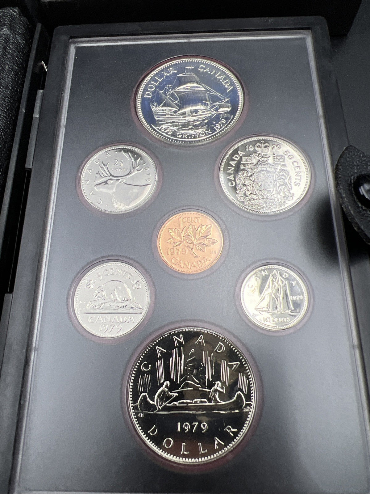 1979 Canada Double Dollar Proof Set Gem Uncirculated Coins W/ Box & COA