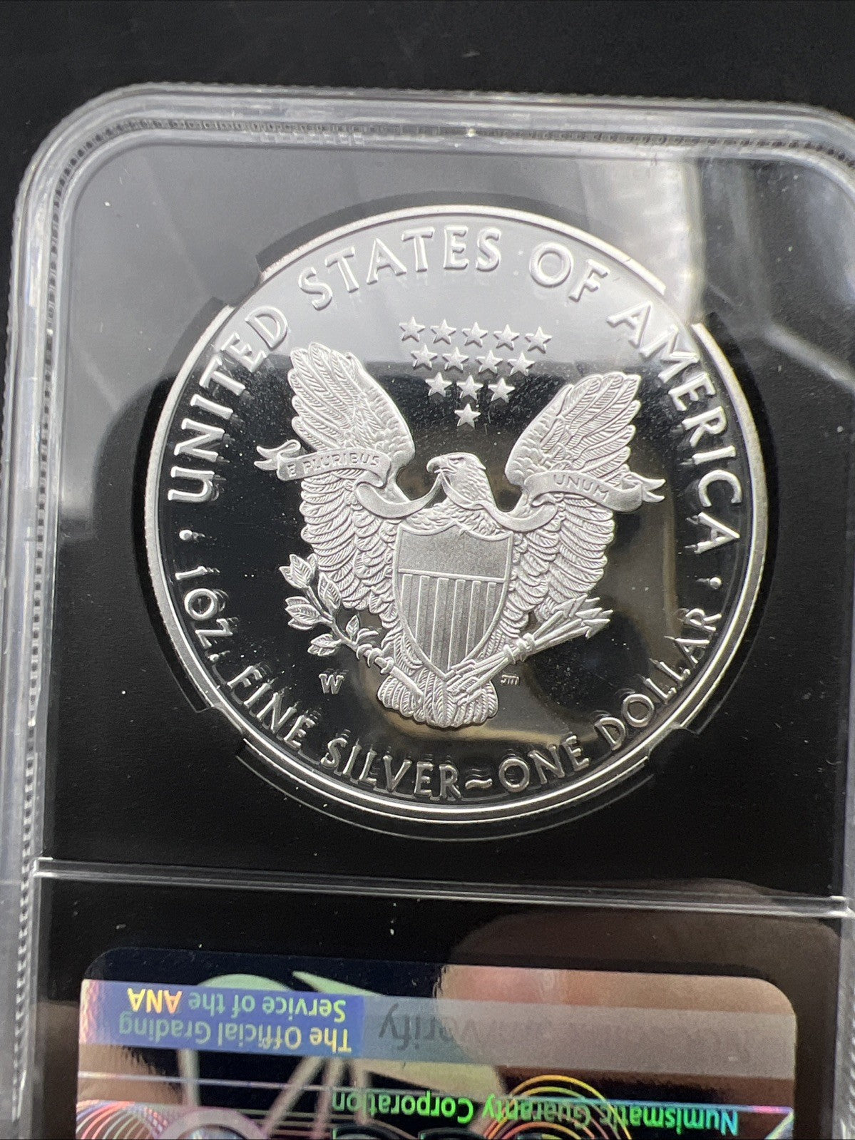 2020 W 1 Oz ASE American Silver Eagle PF70 UCAM FDOI Moy Signature West Point