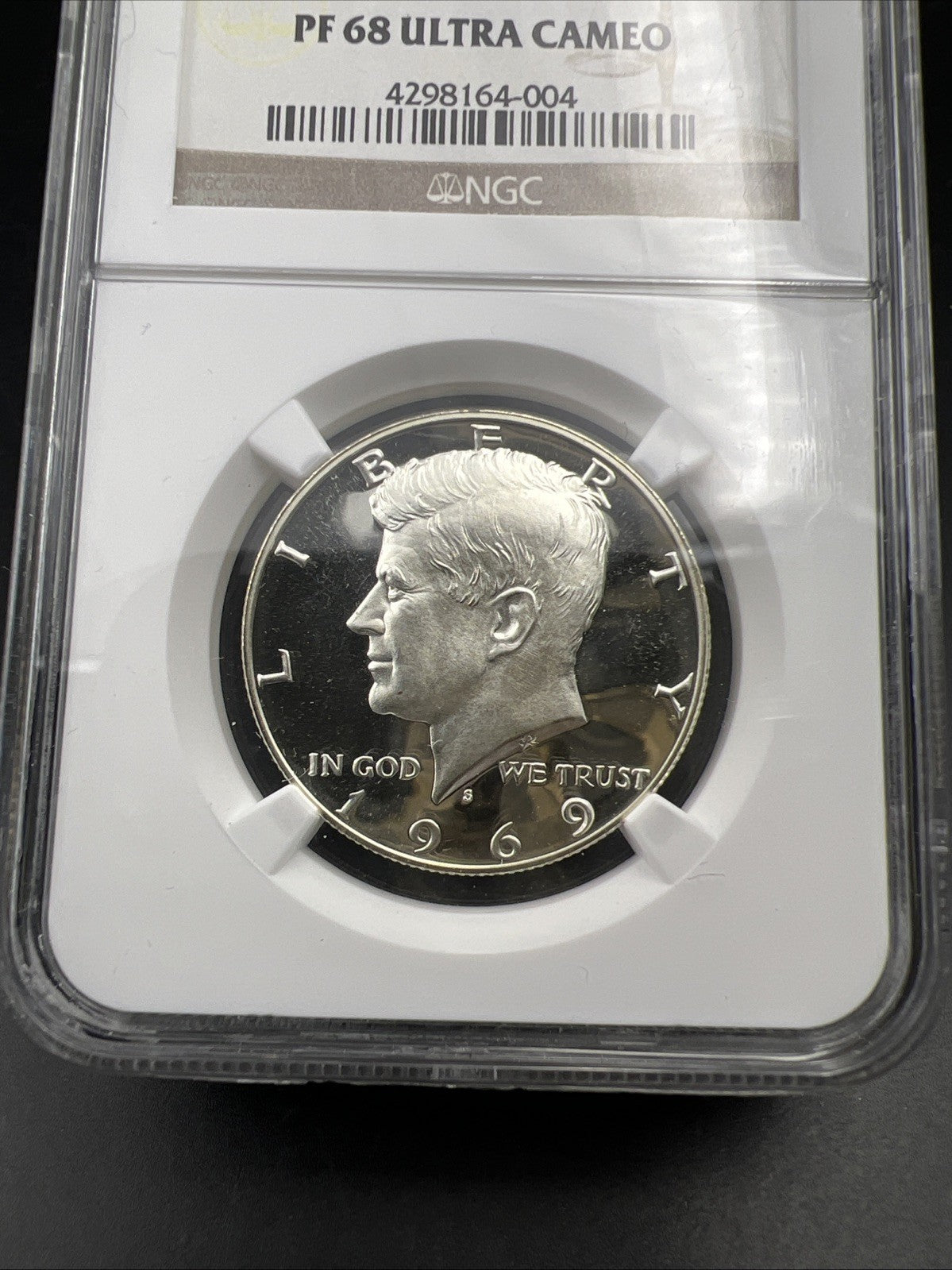1970 S 50c Kennedy 40% Silver Half Dollar Coin PF68 UCAM Gem Proof Certified #04