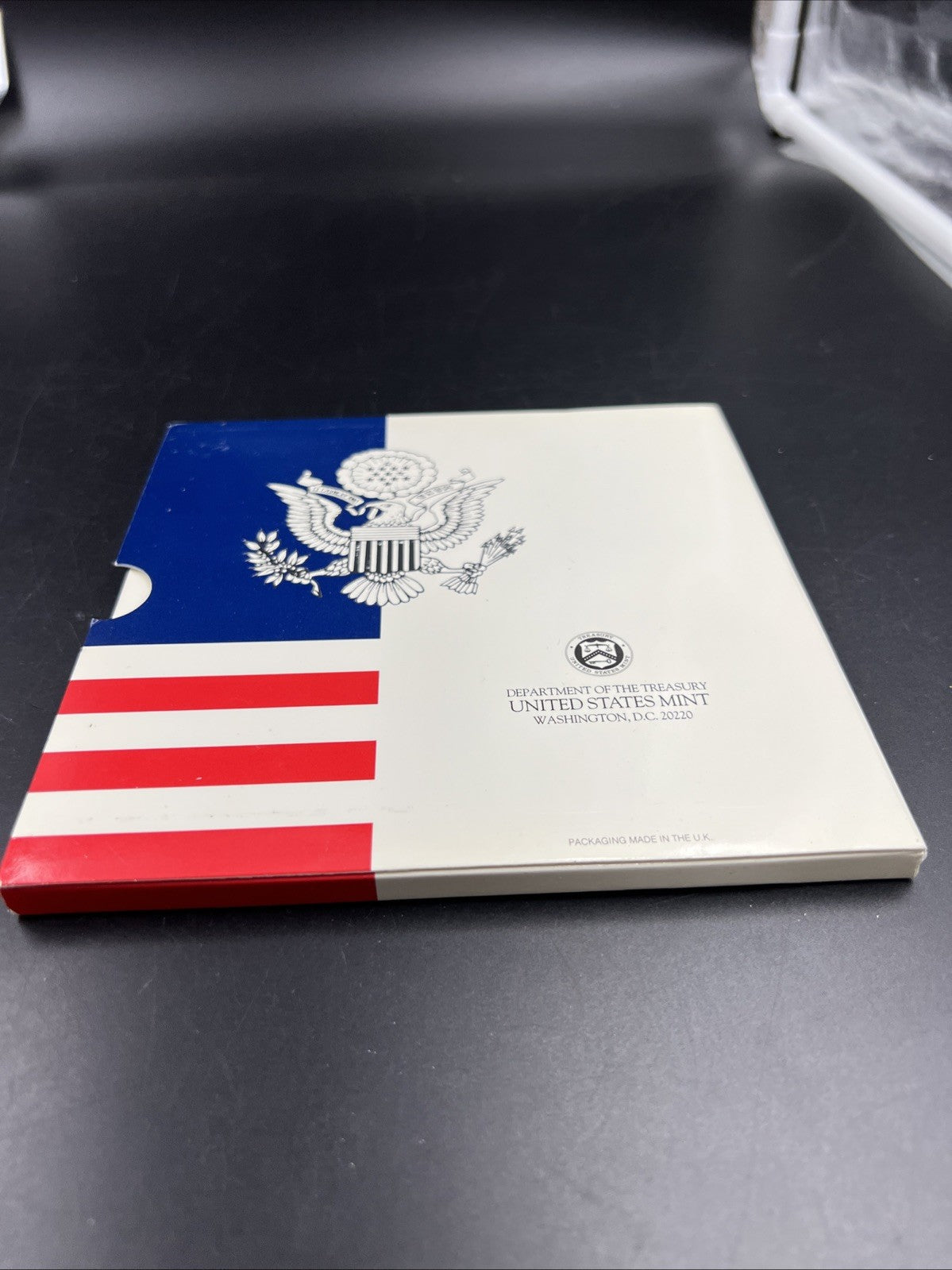 1993 Madison Proof 90% Silver 50c Half Dollar Coin & Stamp Set US Mint