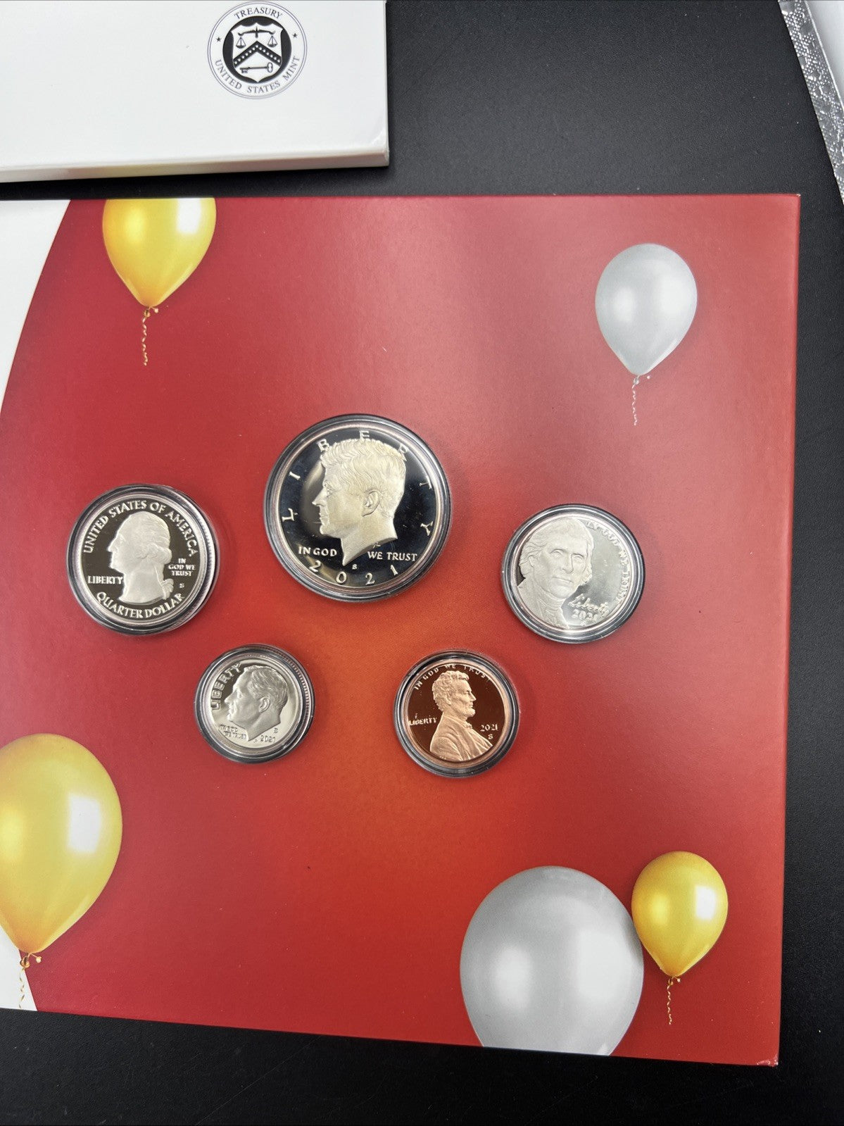 2021 S 5 Coin Happy Birthday US Mint Proof Set OGP US Mint