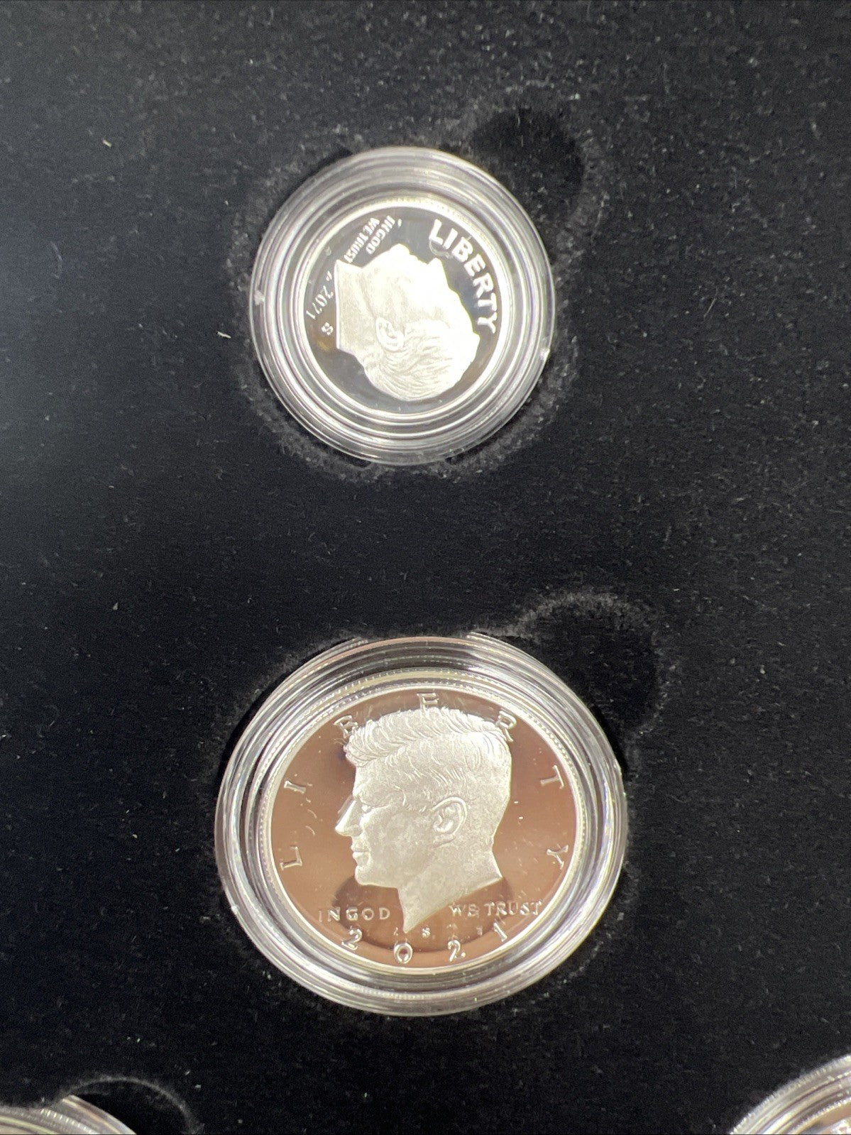 2021 6 Coin Limited Edition Silver Proof Set w/ Type 1 & 2 ASE Silver Eagles #D